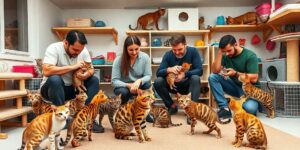 Los pioneros en la cría del gato bengalí