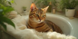 Rutina diaria para mantener a tu gato bengalí limpio y feliz