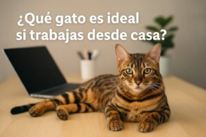 ¿Qué gato es ideal si trabajas desde casa?