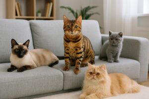 ¿Vives en un piso pequeño? Estas razas de gatos se adaptan mejor a espacios reducidos
