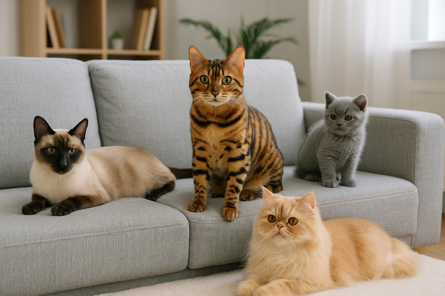 razas de gatos para vivir en espacios pequeños