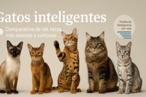 Gatos inteligentes: comparativa de las razas más astutas y curiosas
