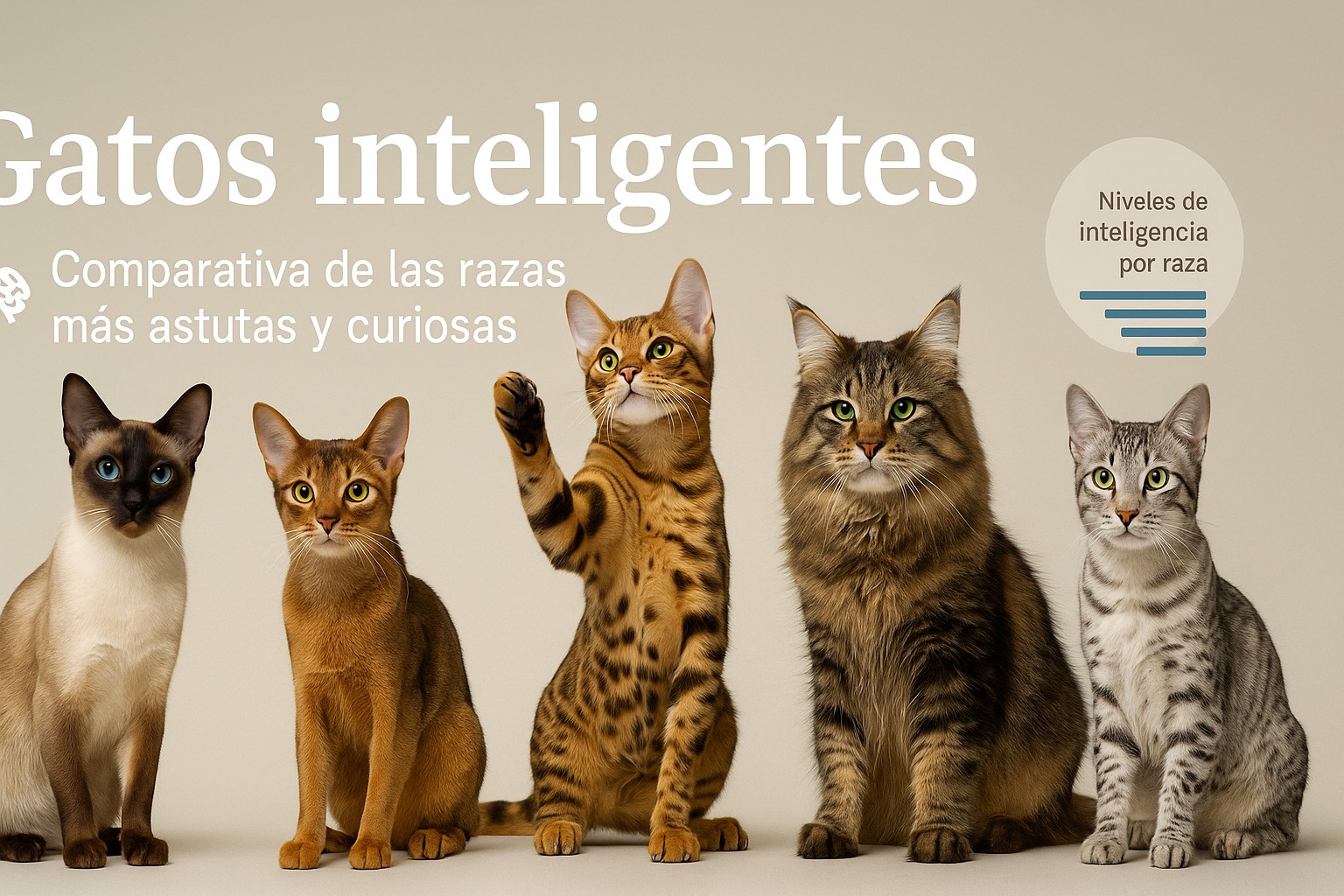 Razas de gatos inteligentes