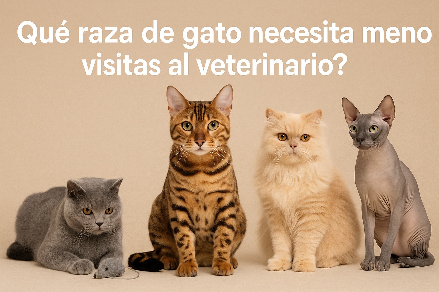 Razas de gatos mas sanas