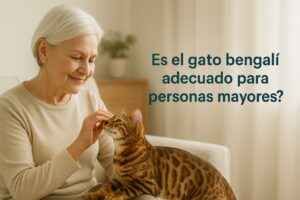 ¿Es el gato bengalí adecuado para personas mayores? Ventajas, retos y recomendaciones