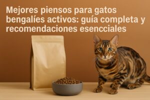 Mejores piensos para gatos bengalíes activos: guía completa y recomendaciones esenciales