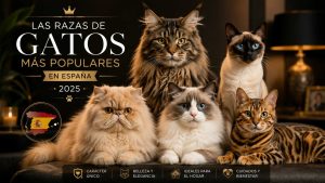 Las 10 Razas de Gatos Más Populares en España: Guía Completa con Características y Cuidados