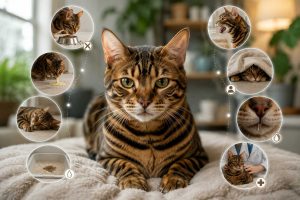 ¿Cómo saber si mi gato está enfermo?