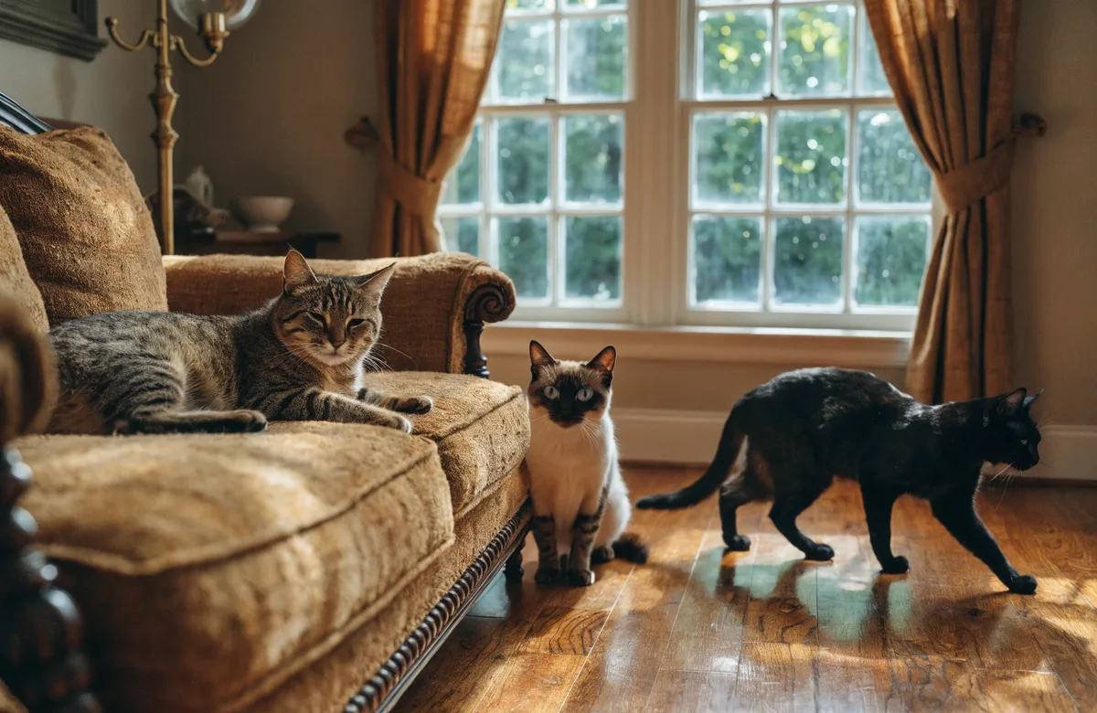 vídeos breves o GIFs al CMS comparando un gato relajado, un gato asustado y un gato ansioso. Estos recursos ayudan mucho al u