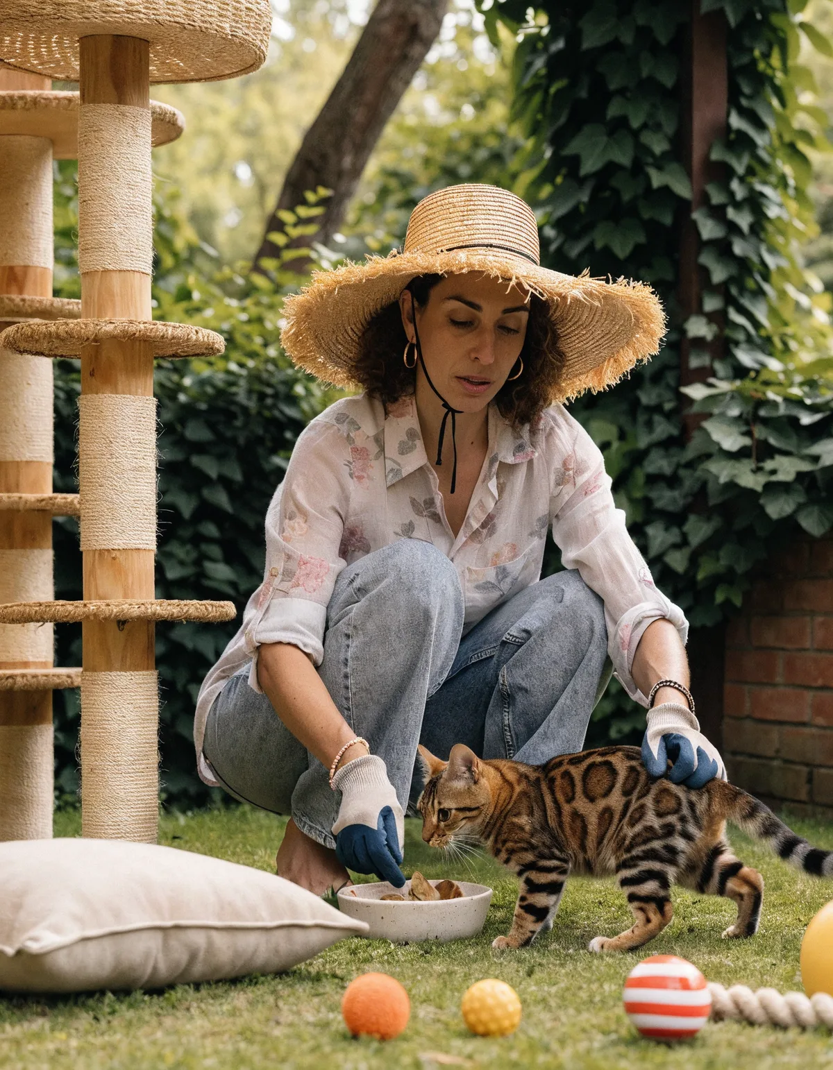 Ideas para enriquecer el espacio de tu gato bengalí